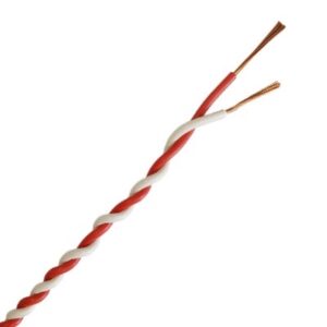 Bulk Hardware BH01469 Cavo per Campanelli a Due Conduttori, 10 m x 0.5 mm, Bianco